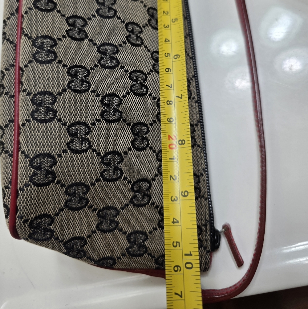 Authentic Gucci Beige and Red Women's Bag From Japan Looks Brandnew - Picture 10 of 13